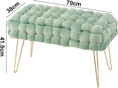 Banqueta Aqua Velvet