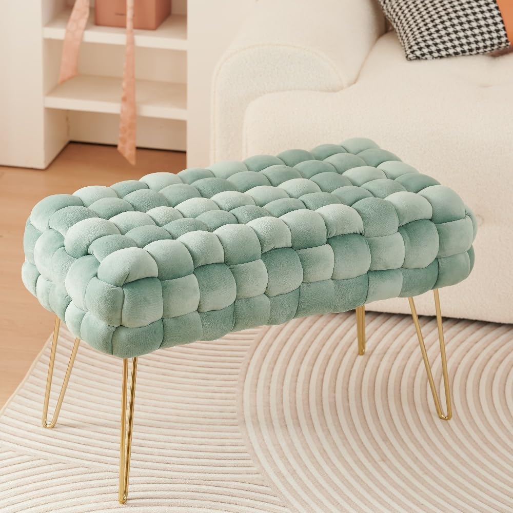 Banqueta Aqua Velvet