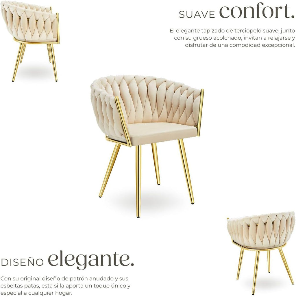 Juego de Sillas Knot & Gold 