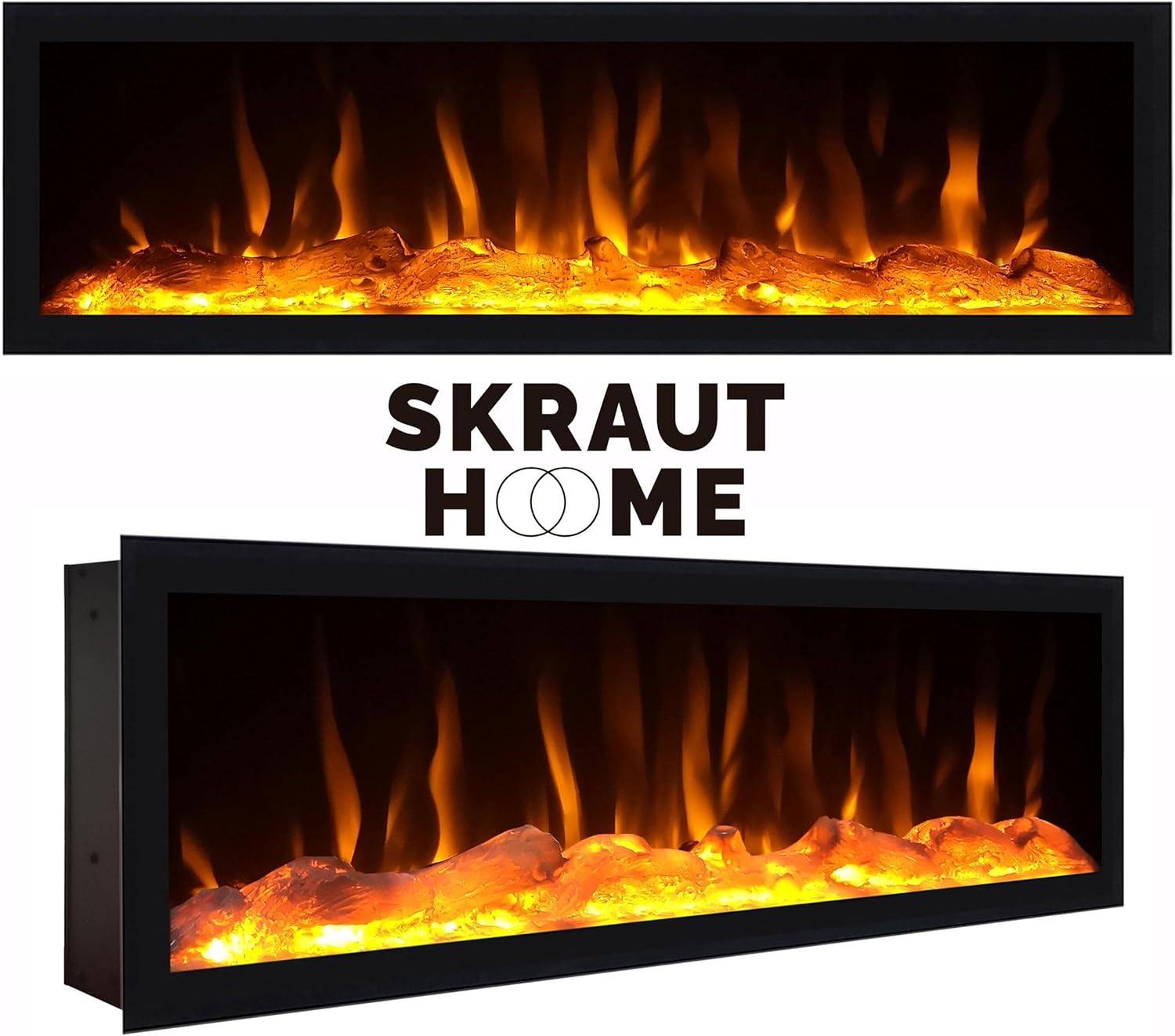  Chimenea Eléctrica XXL  Roble