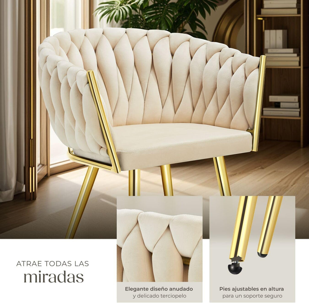 Juego de Sillas Knot & Gold 