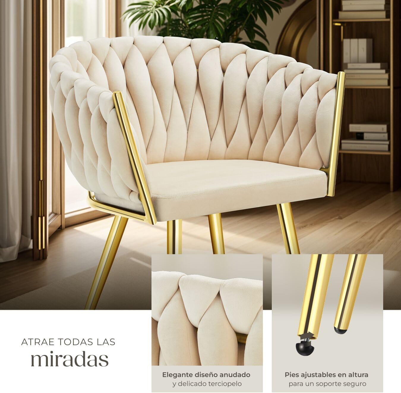 Juego de Sillas Knot & Gold 