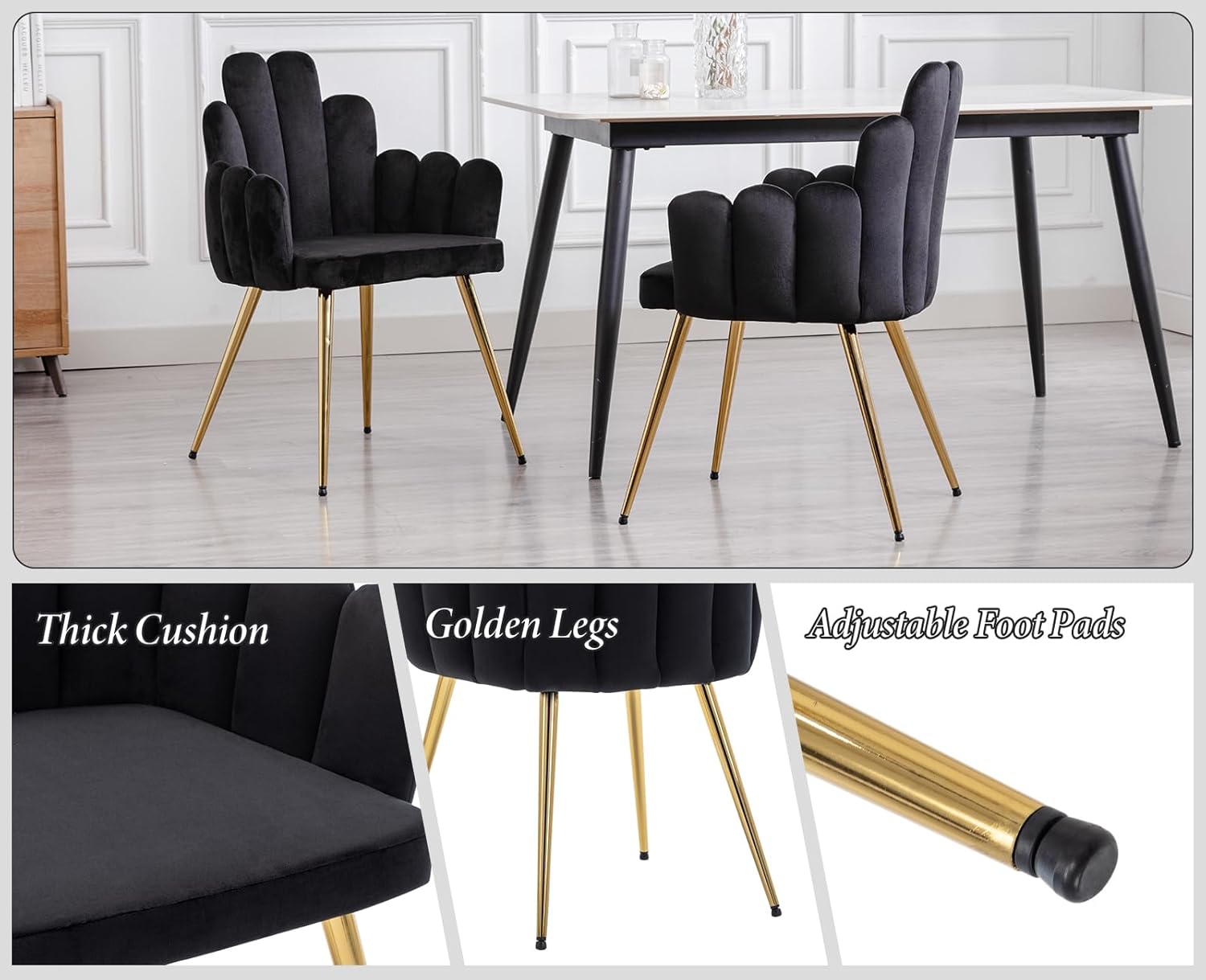 Chairus Velvet Duo – Elegancia Moderna con Alma Art Déco