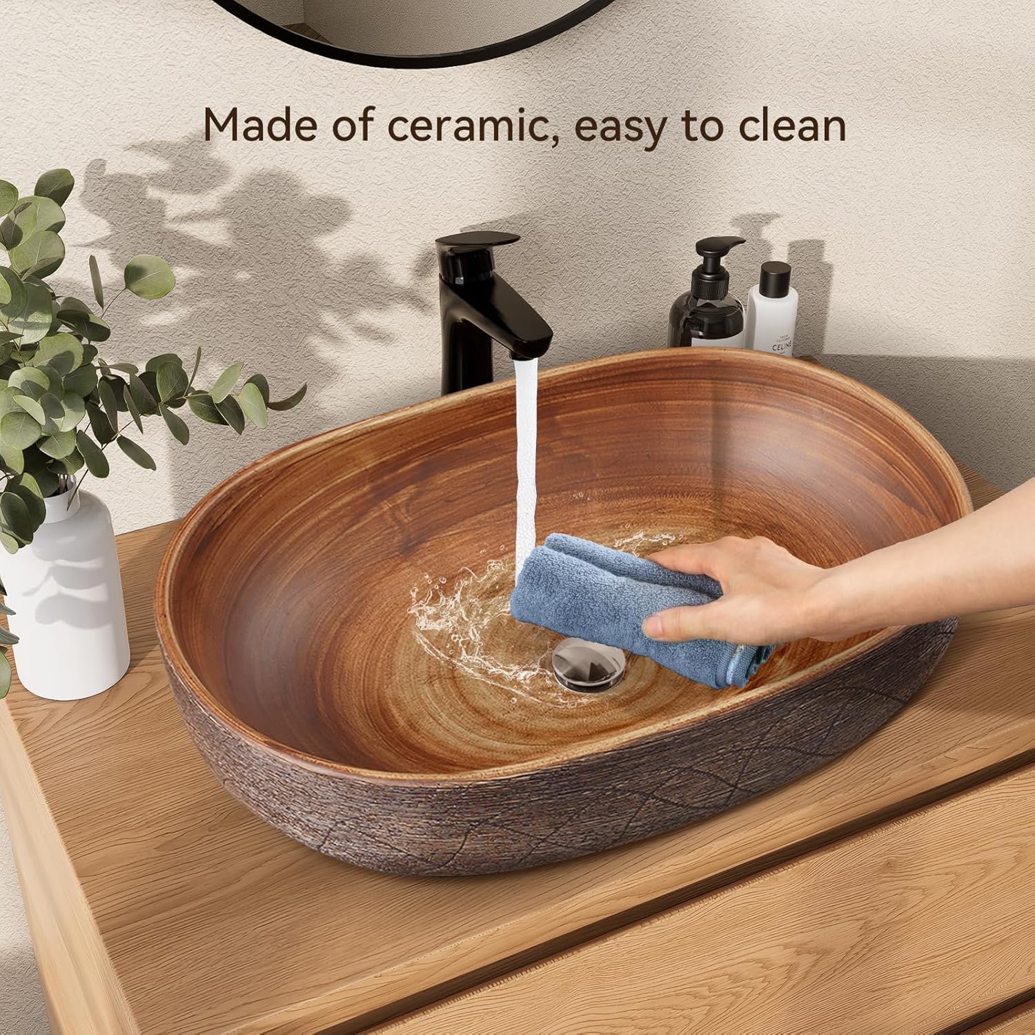 Lavabo Homary Oval Terra