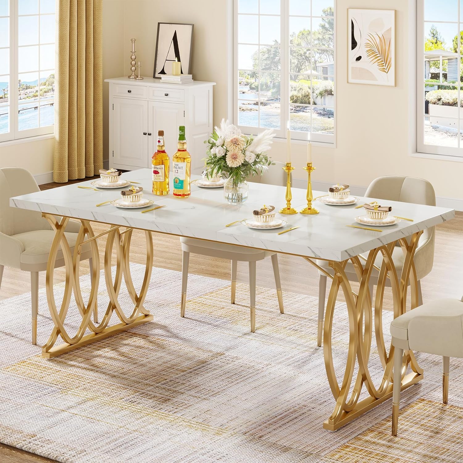 Mesa de Comedor Aura Gold