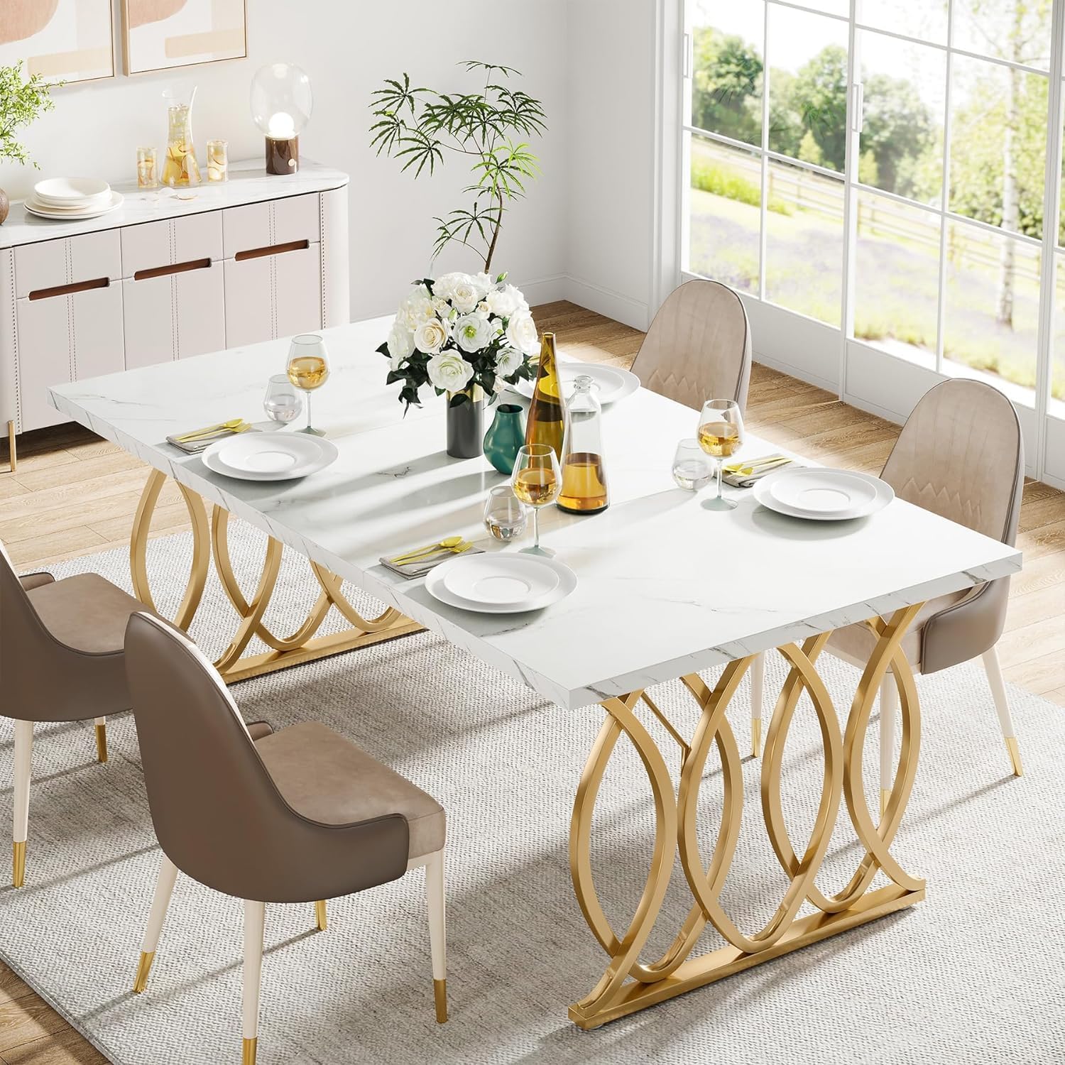 Mesa de Comedor Aura Gold