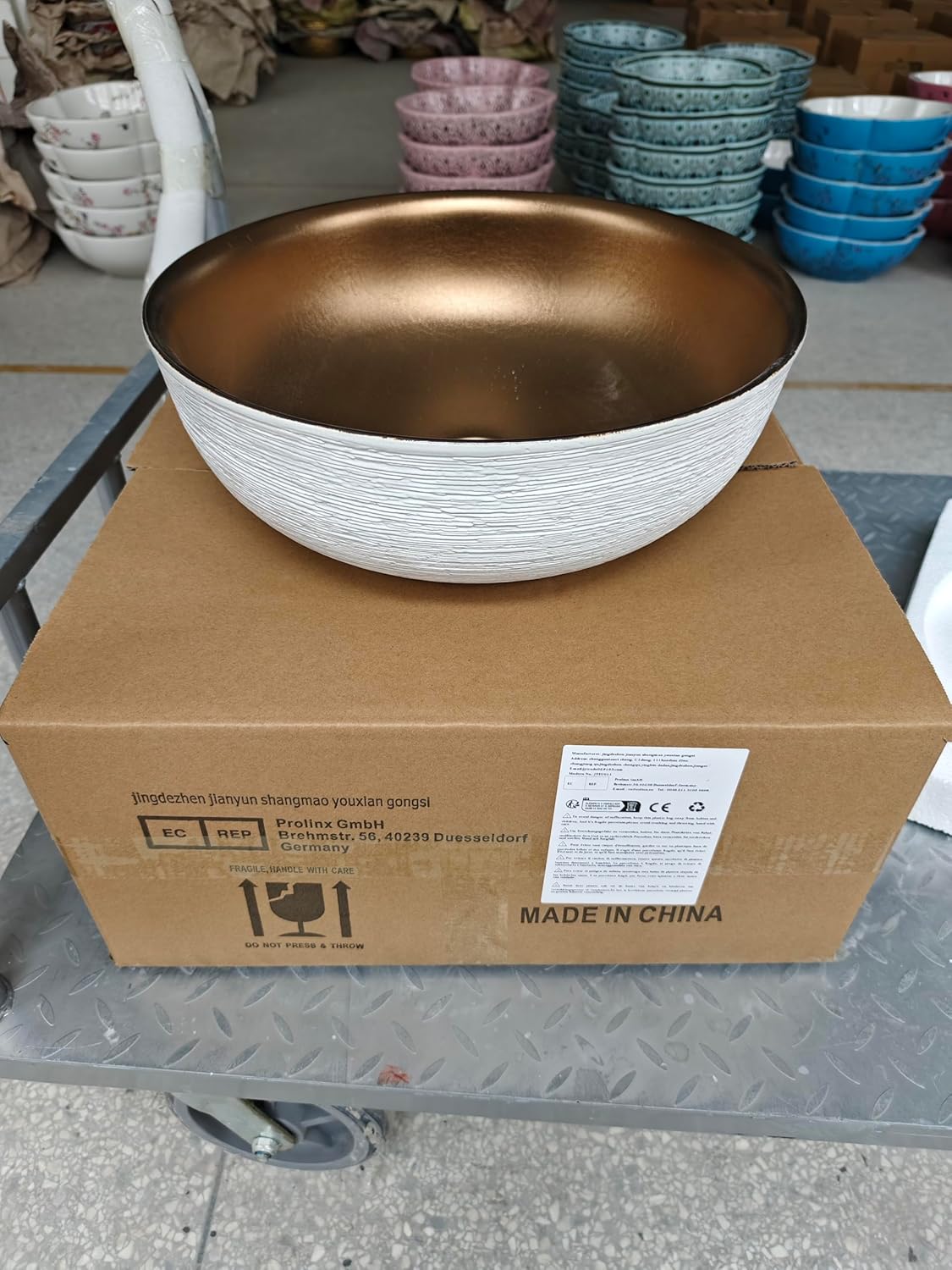 Lavabo Jingdezhen Royal Gold