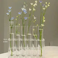 Test Tube Vases, High Appearance Glass Ornaments, Fresh Flowers, Hydroponic Planters, Combination Flower Vase Decorations