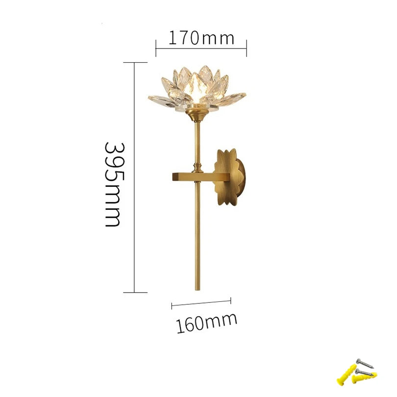 Lampara Pared Lotus Éclat