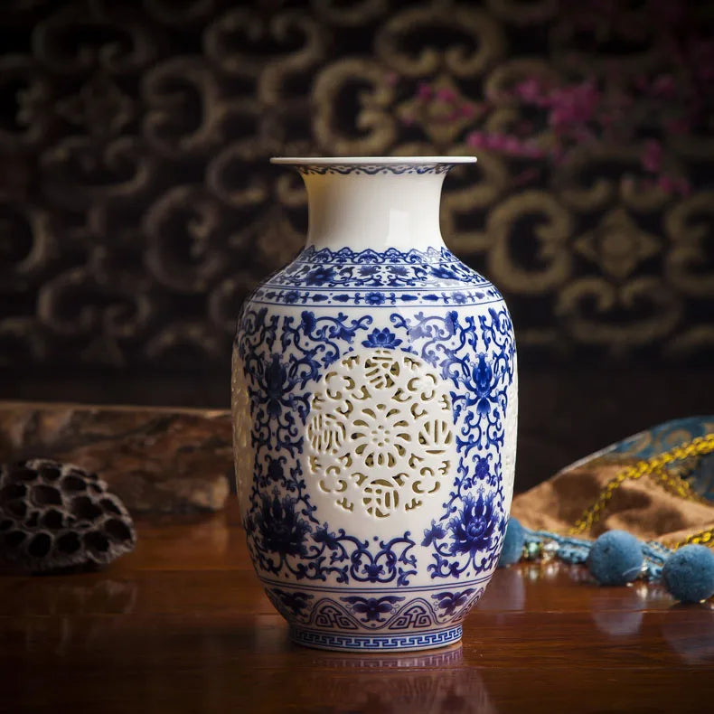 Jarrón de Porcelana Impérial Jingdezhen