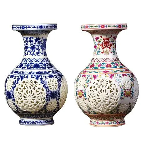 Jarrón de Porcelana Impérial Jingdezhen