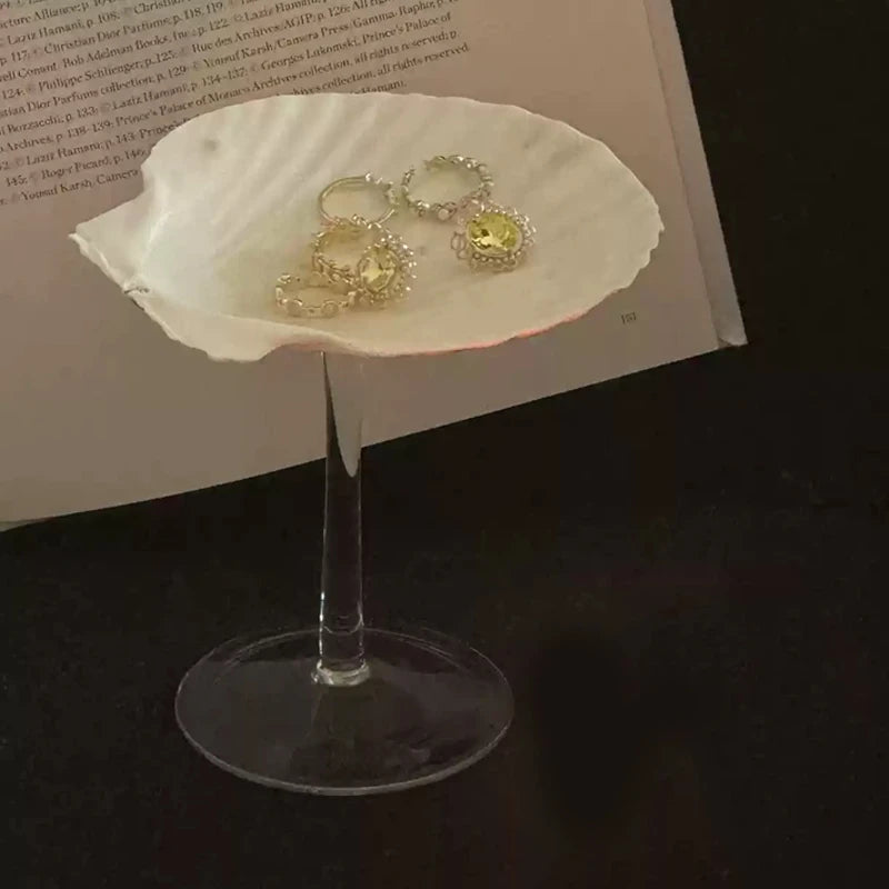 Copa de Cristal 'Nautilus' – Artesanía Nórdica y la Poética del Mar