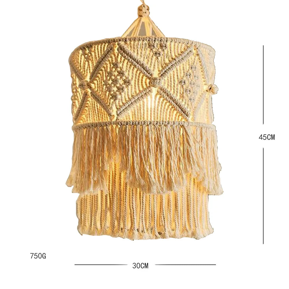 Lámpara Macramé Lumière Bohème