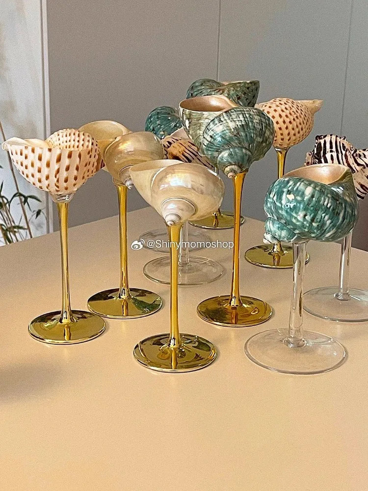 Copa de Cristal 'Nautilus' – Artesanía Nórdica y la Poética del Mar