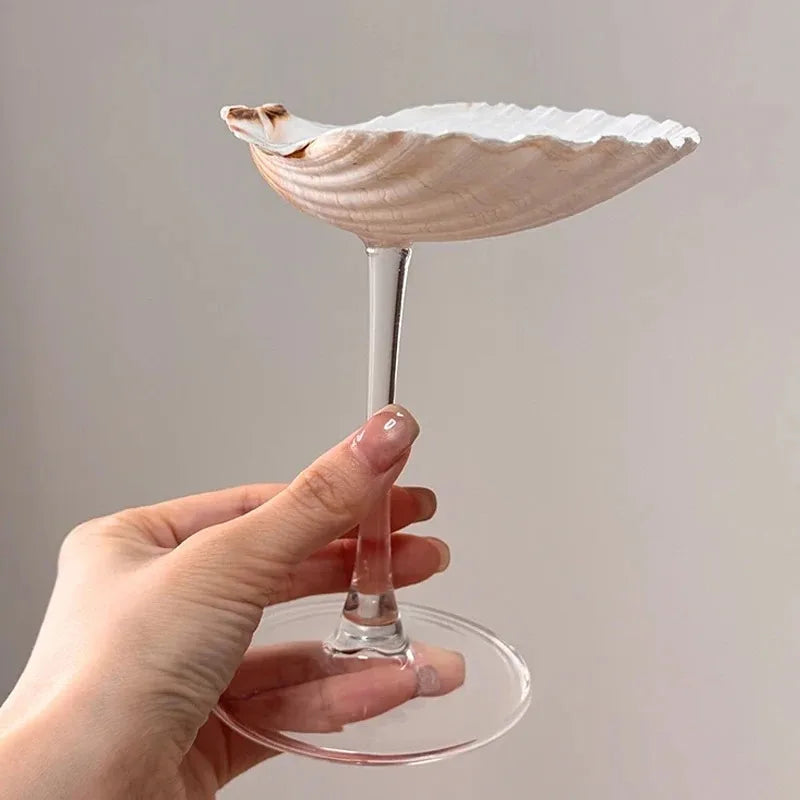 Copa de Cristal 'Nautilus' – Artesanía Nórdica y la Poética del Mar
