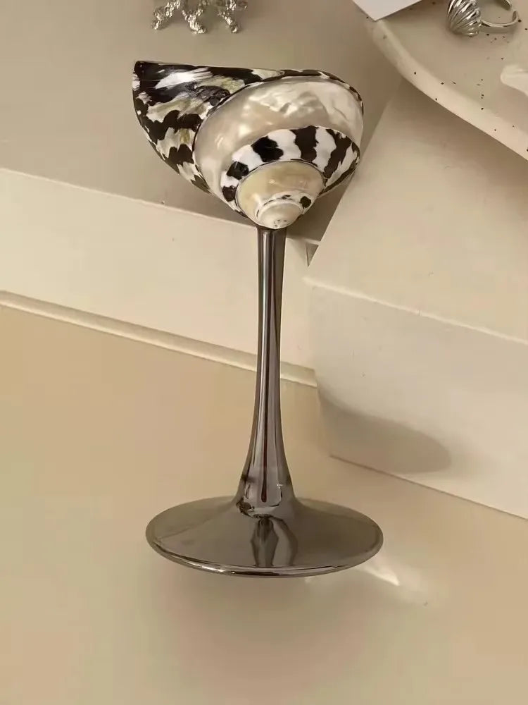 Copa de Cristal 'Nautilus' – Artesanía Nórdica y la Poética del Mar