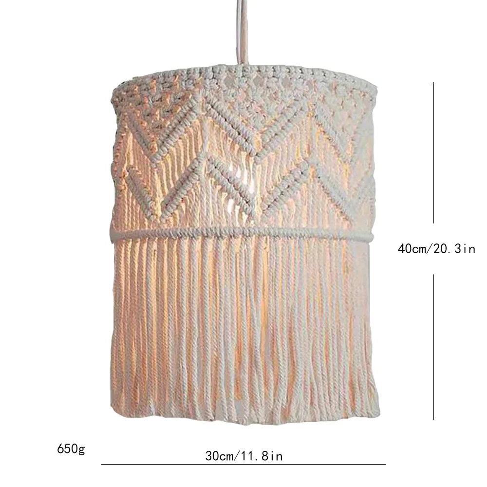 Lámpara Macramé Lumière Bohème