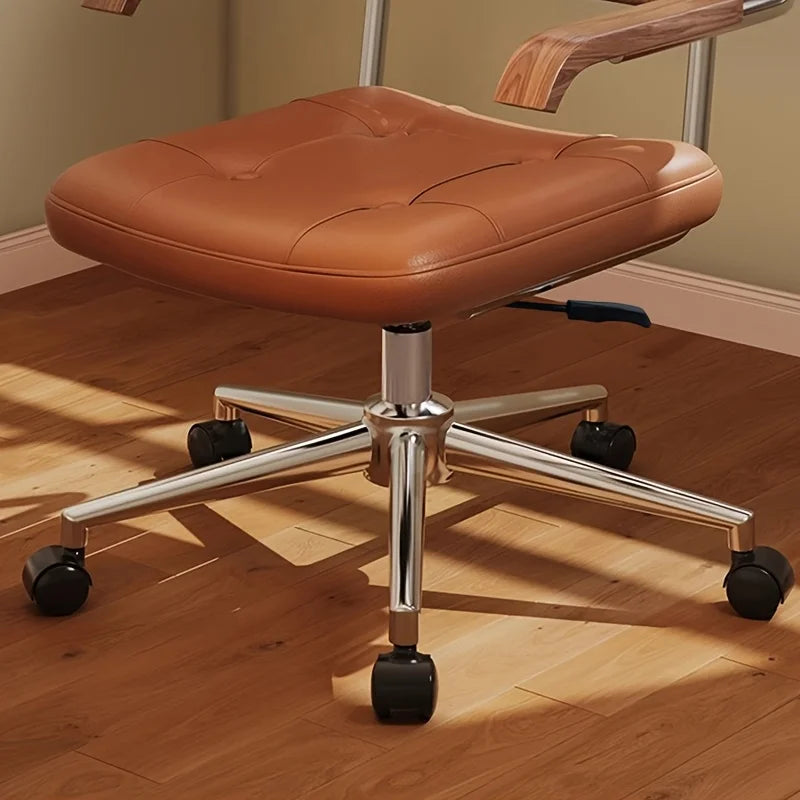 Silla de Escritorio Vintage en Ratán Natural