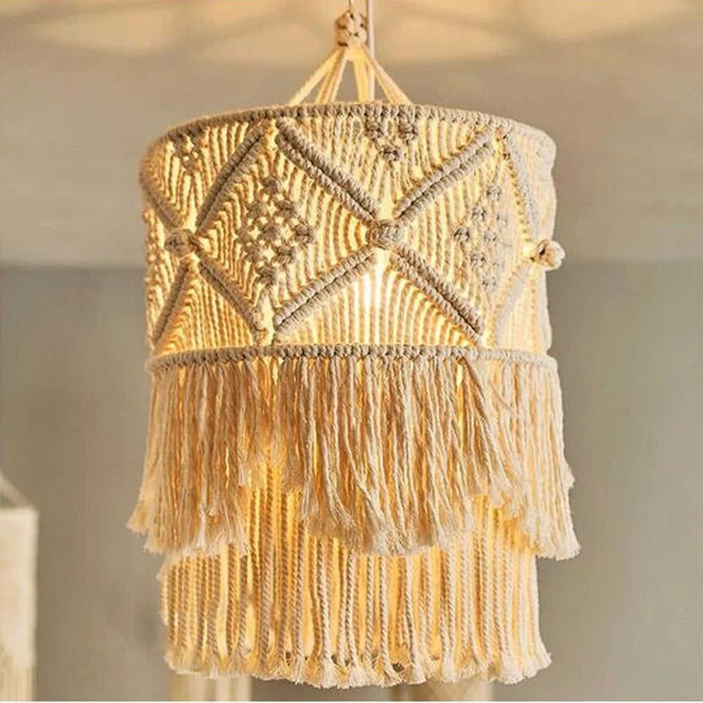Lámpara Macramé Lumière Bohème