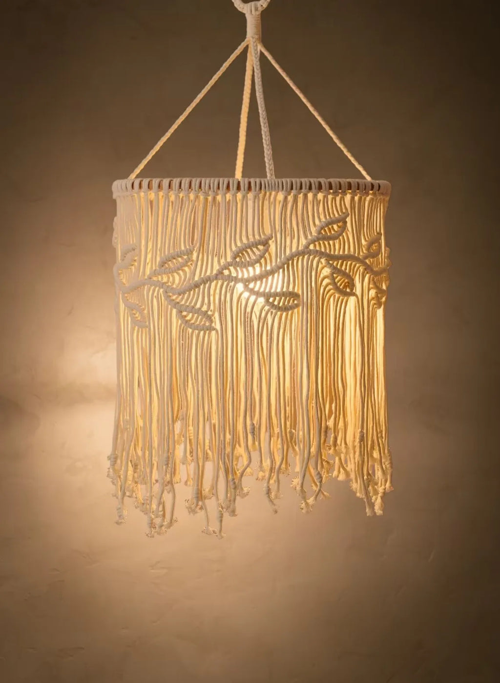 Lámpara Macramé Lumière Bohème