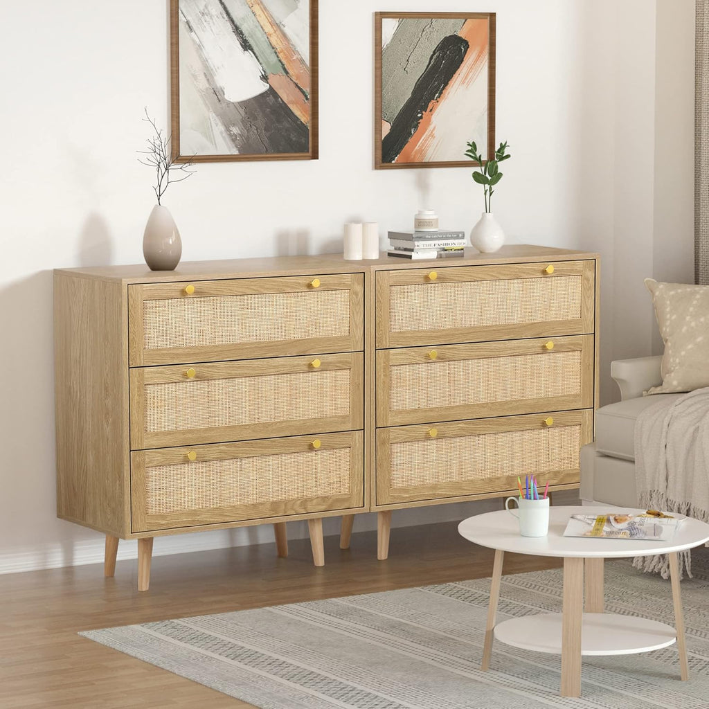 Cajoneras Rattan & Oak Heritage